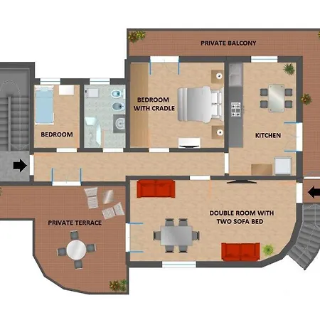 בית נופש Al Castello - Etna E Mare אגנונה באגני